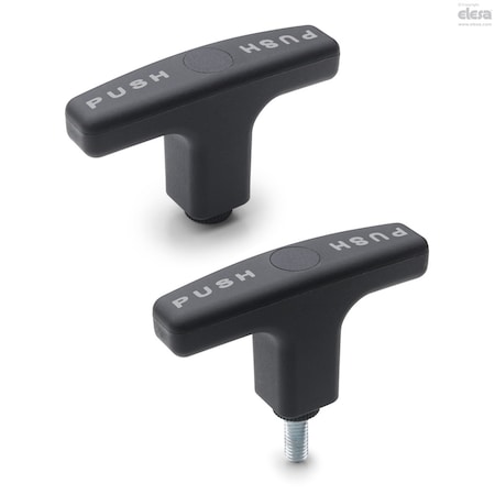 Elesa Safety T-Handles, L.652-S/67 B-1/4-20 L.652-S (inch sizes)